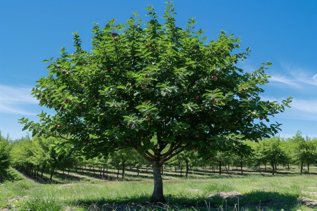 Élagage d'un noisetier en action
Taille de branches de noisetier au printemps